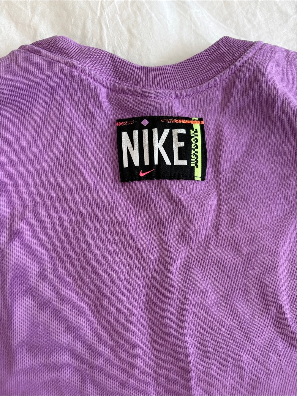 Nike Women’s Purple Cropped Muscle Tank